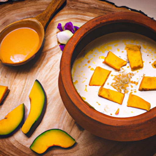 plato de Leche de mango y coco  para mejorar la visión 86336